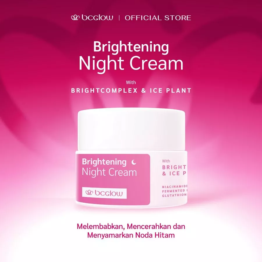 Brightening Night Cream with Brightcomplex and Ice Plant